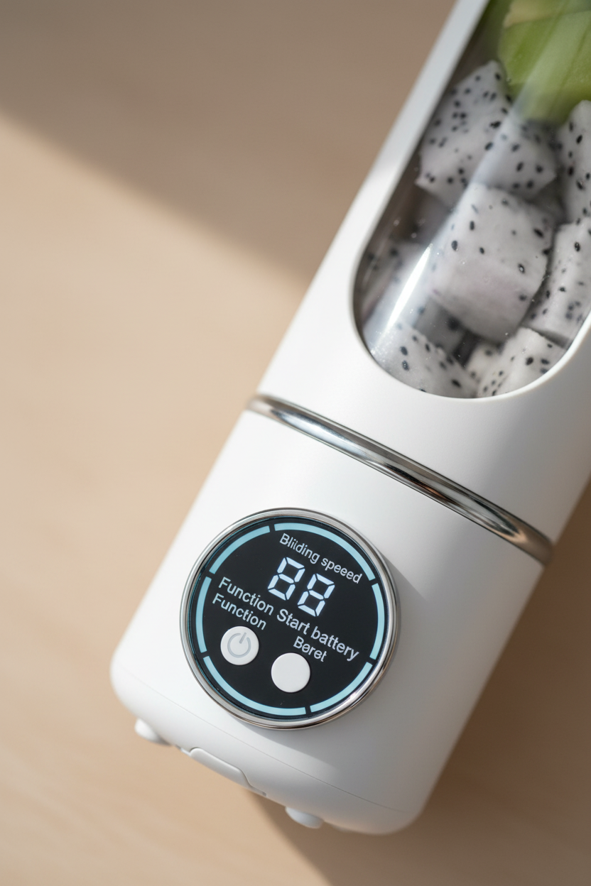 blender smoothie nomade rechargeable fond blanc MinimalisteLab