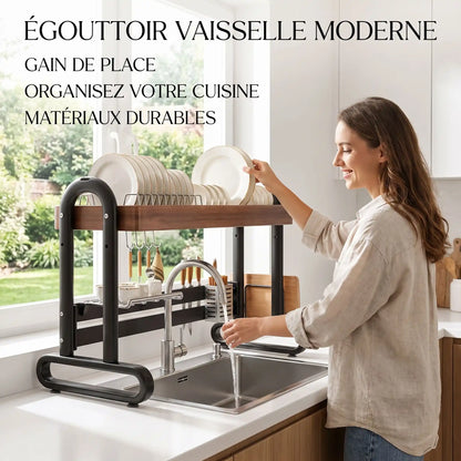 Egouttoir Vaisselle | Finition Effet Bois