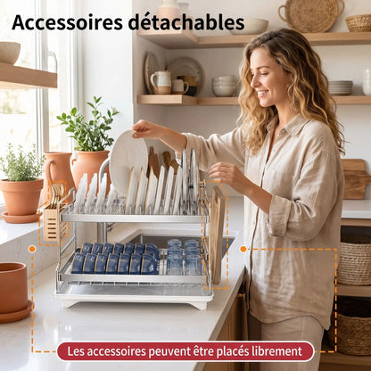 égouttoir vaisselle InoxDual séchage rapide cuisine MinimalisteLab