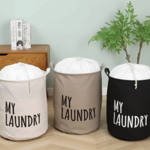 panier à linge pratique et design démonstration pliage MinimalisteLab