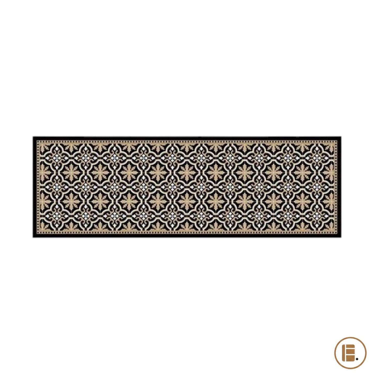 tapis cuisine antidérapant lavable texture MinimalisteLab