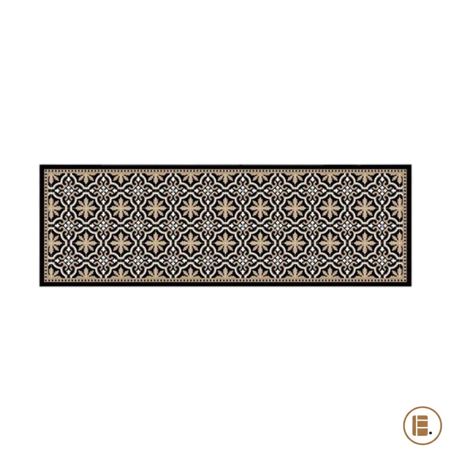 tapis cuisine antidérapant lavable texture MinimalisteLab