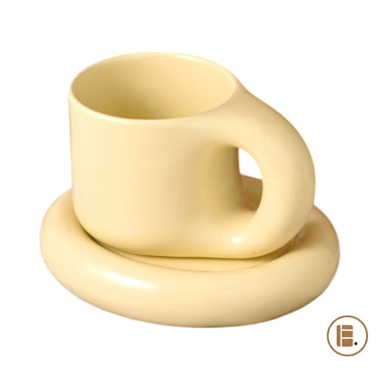 Tasse à café | Crème Mate Céramique - Minimaliste Lab
