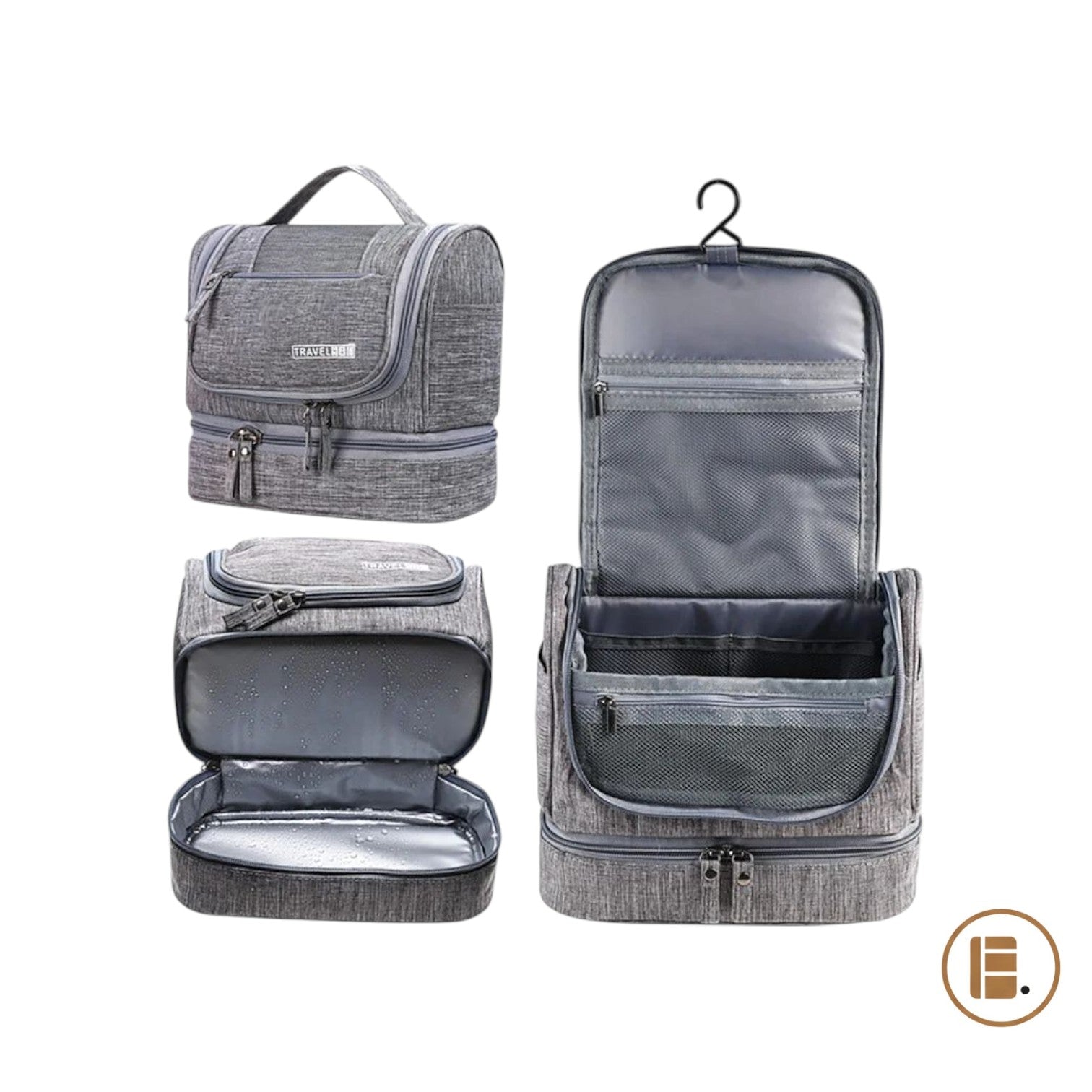 trousse de toilette voyage pratique rangement salle de bain MinimalisteLab