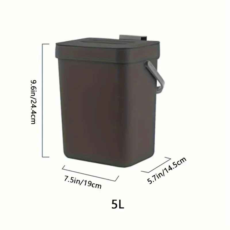 poubelle murale gain de place installation MinimalisteLab