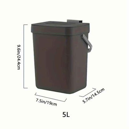poubelle murale gain de place installation MinimalisteLab