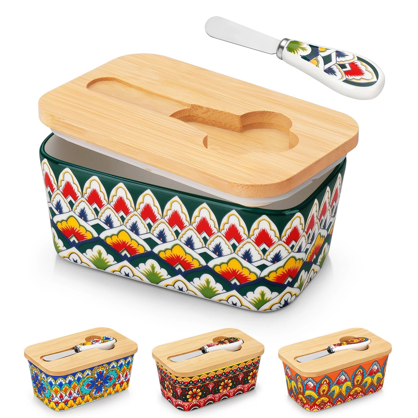 beurrier bohème porcelaine bambou table MinimalisteLab
