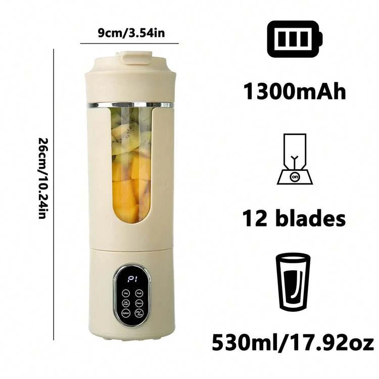 blender smoothie portable rechargeable modes détail MinimalisteLab