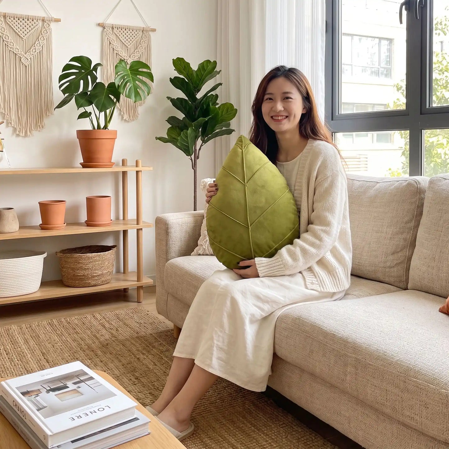 coussin | Feuille Nature