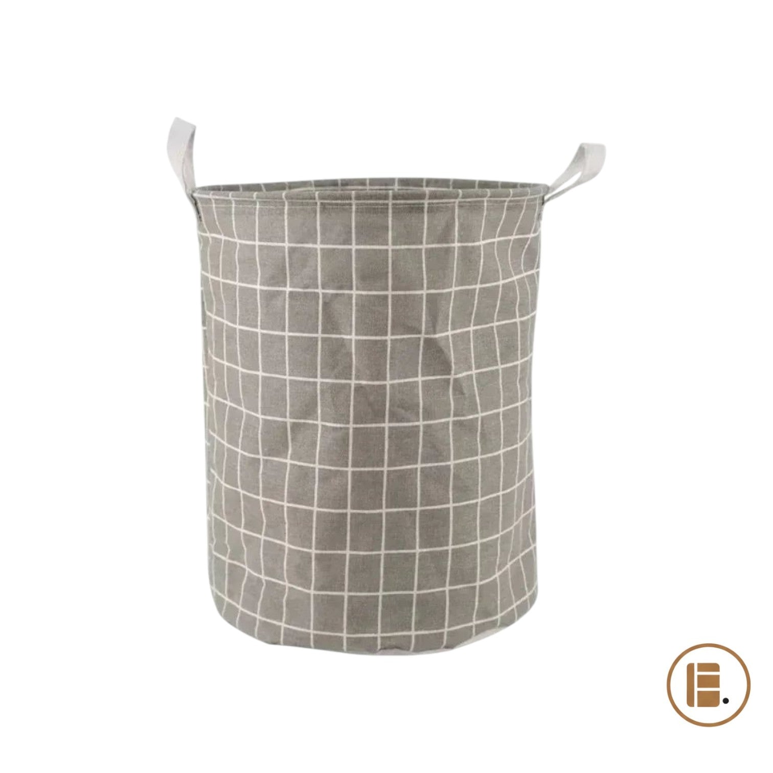 panier à linge pratique et design tissu buanderie MinimalisteLab