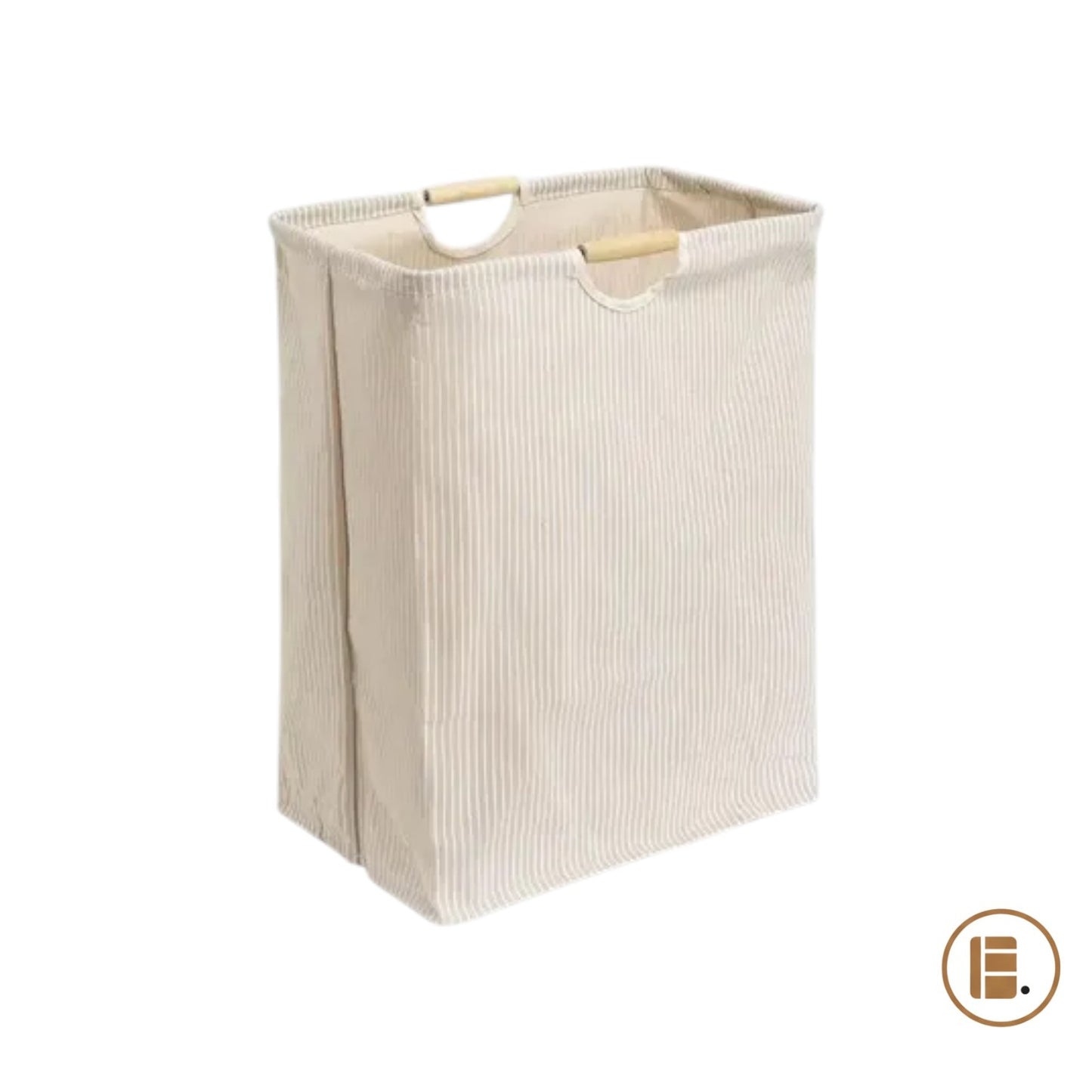 panier à linge pratique et design tissu buanderie MinimalisteLab