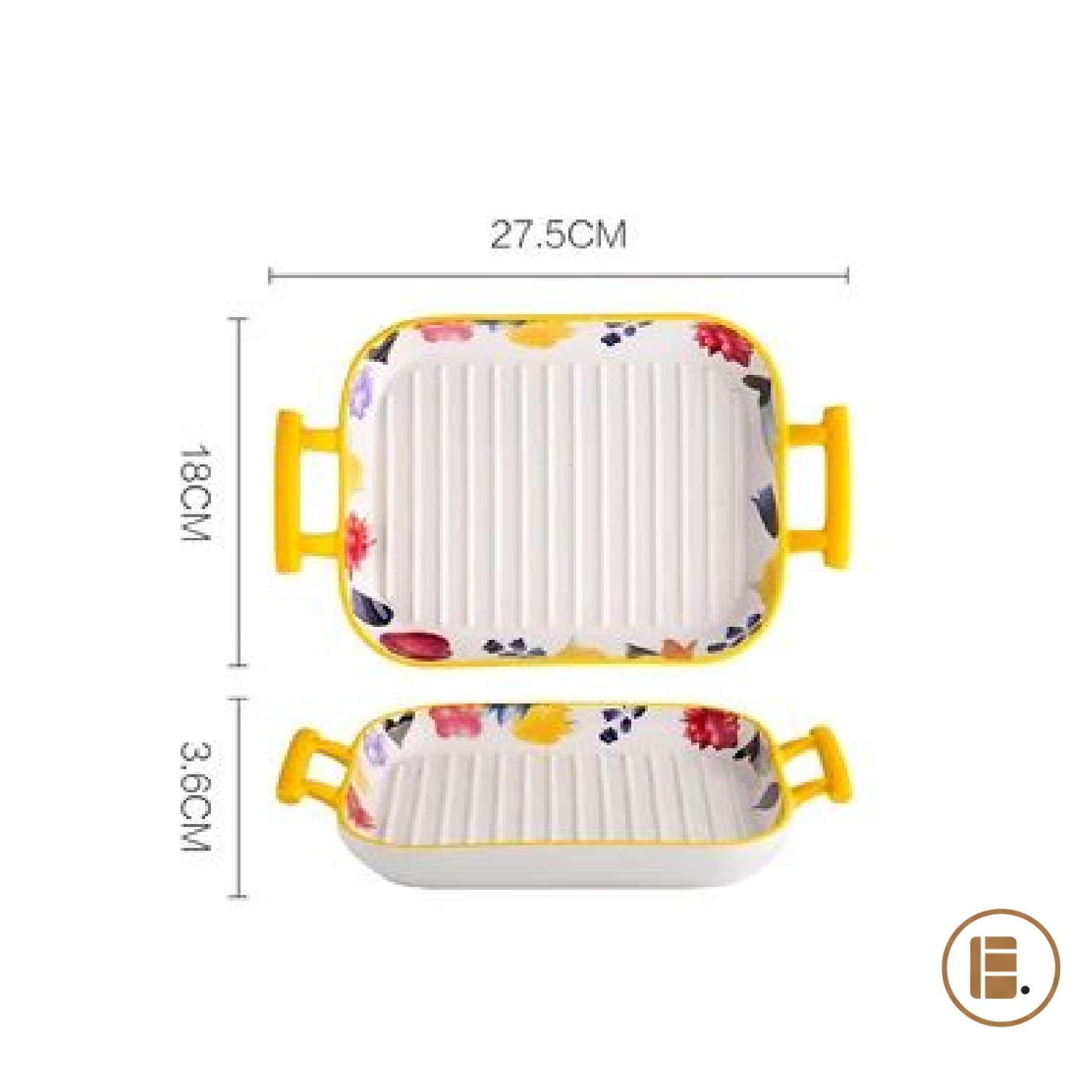 plat à four céramique ergonomique anti-brûlure MinimalisteLab