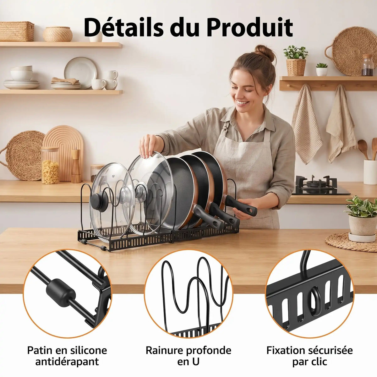 Range couvercle | Extensible - Minimaliste Lab