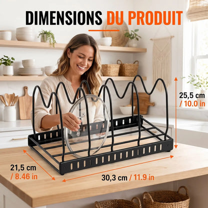 Range couvercle | Réglable 5 Compartiments - Minimaliste Lab
