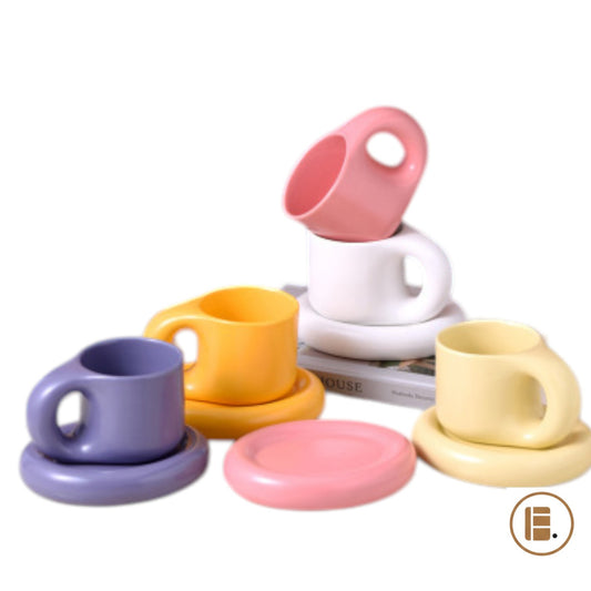 Tasse à café | Crème Mate Céramique - Minimaliste Lab