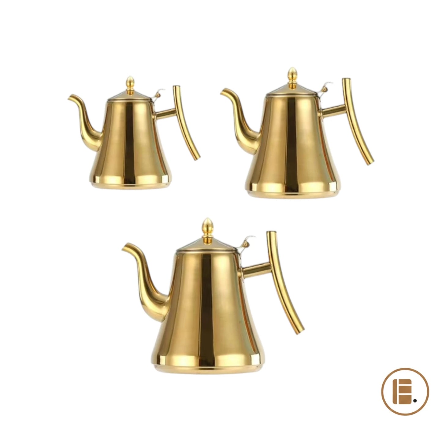théière élégante argent 2L vue produit MinimalisteLab