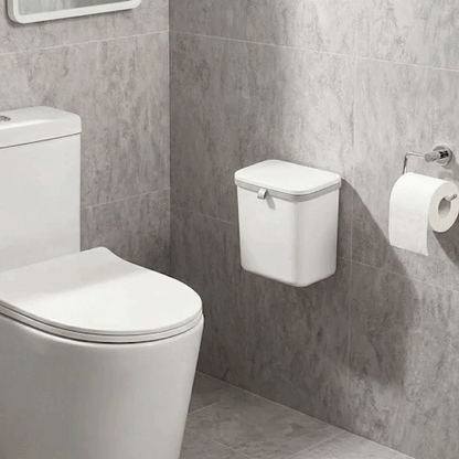 poubelle murale design gain de place animation MinimalisteLab