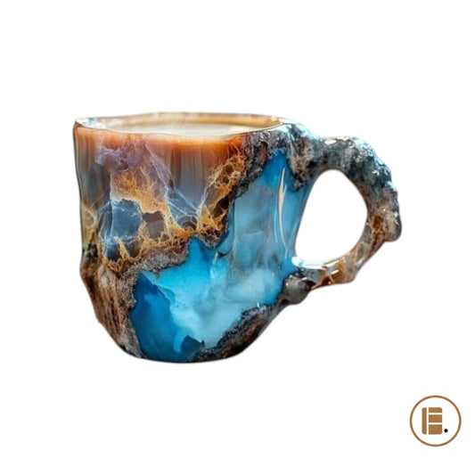 Tasse à café | Cristal Géode Minimaliste - Minimaliste Lab