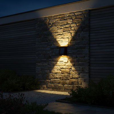 Applique murale solaire exterieur