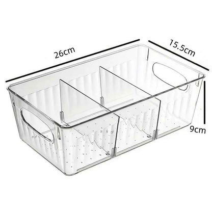 rangement frigo intelligent transparent séparateurs MinimalisteLab