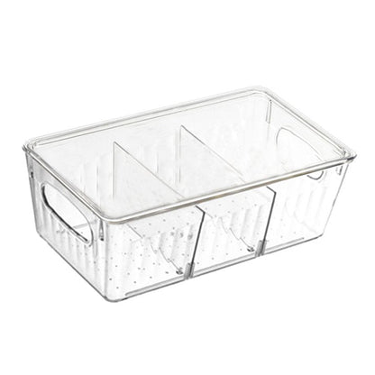 rangement frigo intelligent transparent vue produit MinimalisteLab