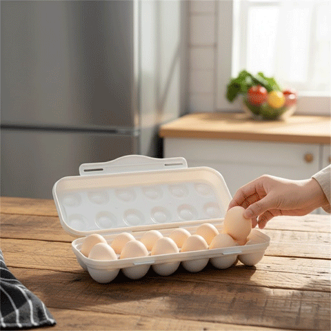 Boîte à Œufs Anti-Casse Empilable | Rangement Frigo 12 Œufs