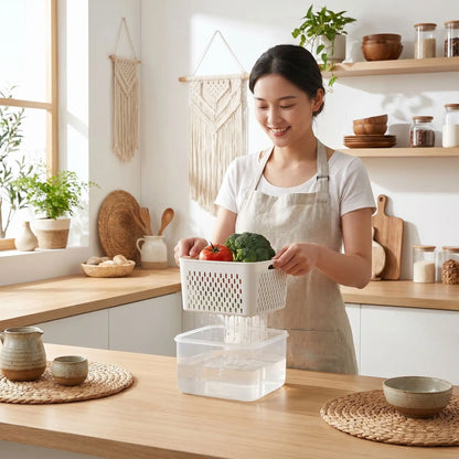 Les 4 boîtes alimentaires hermétiques empilées en cuisine : 380ml 800ml 1700ml 3150ml
