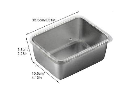 Boîte alimentaire hermétique en inox vue produit
