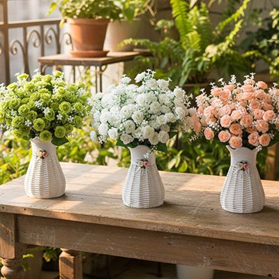 Bouquet de fleurs artificielles 