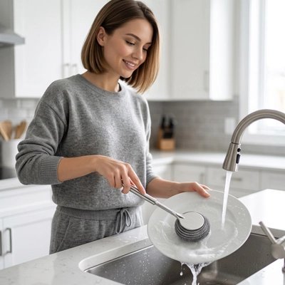 Brosse à vaisselle | Écologique Durable Rechargeable - Minimaliste Lab