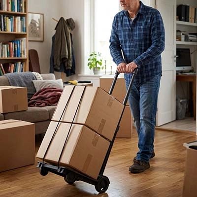 Chariot pliable