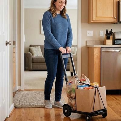 Chariot pliable
