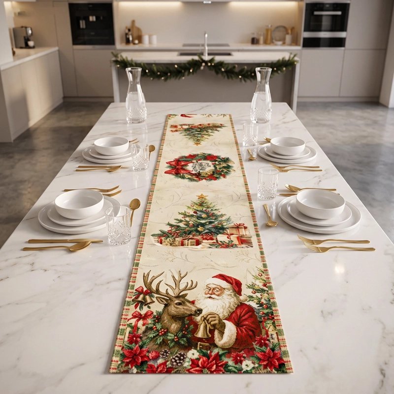 Chemin de table de noel | Elegance Festive - Minimaliste Lab
