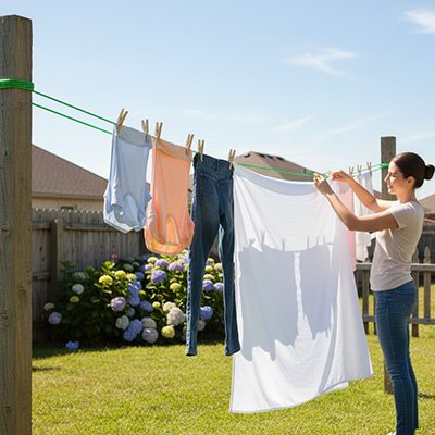 corde à linge résistante et pratique extérieur MinimalisteLab