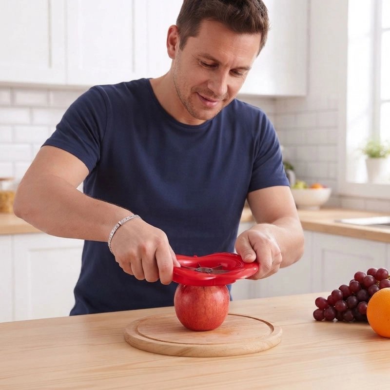 Coupe pomme | Ergonomique 8 Quartiers - Minimaliste Lab