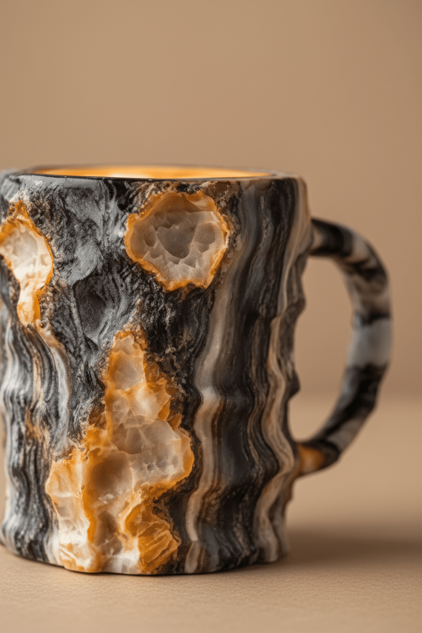 Tasse à café | Géode Cristal - Minimaliste Lab