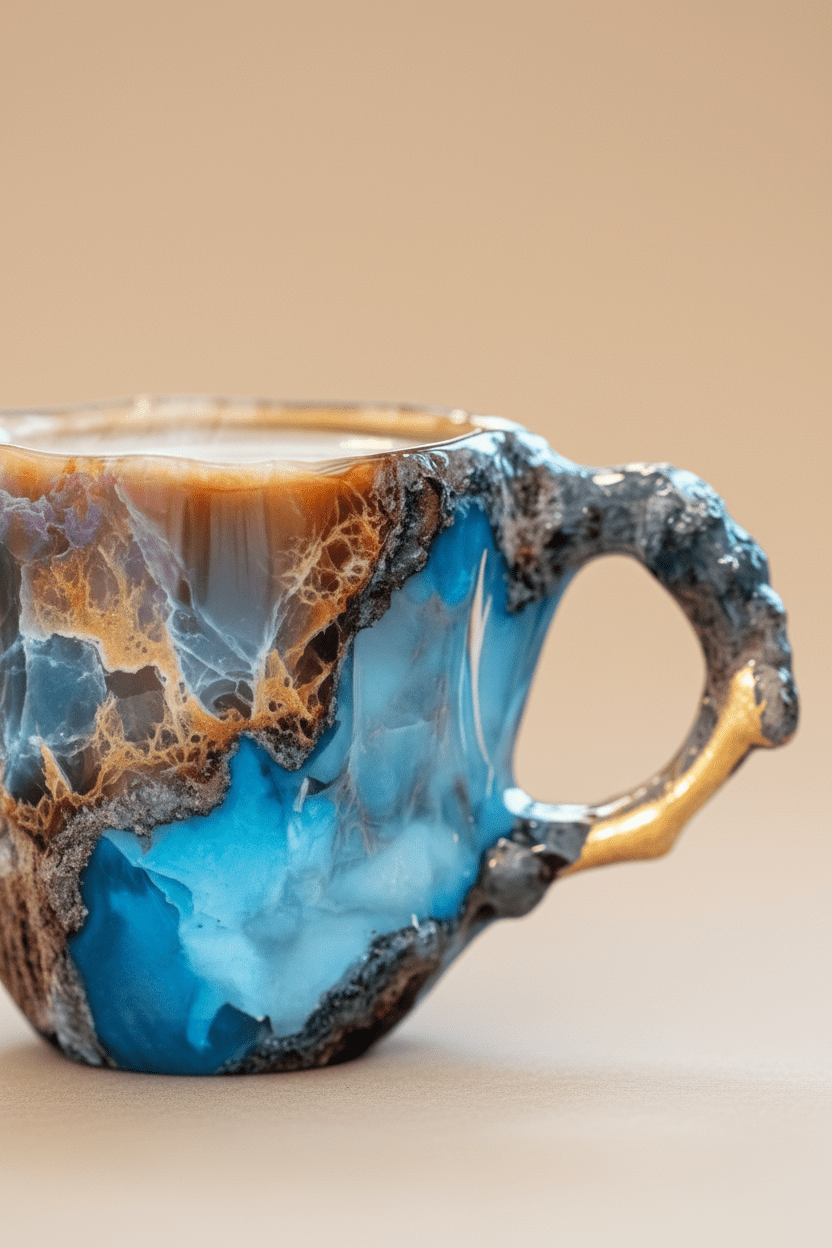 Tasse à café | Cristal Géode Minimaliste - Minimaliste Lab