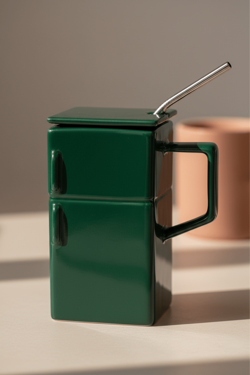 Tasse à café | Vintage avec Couvercle - Minimaliste Lab