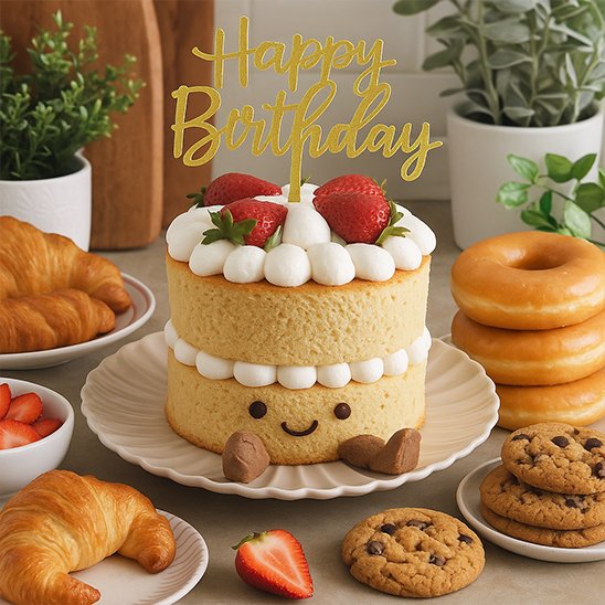 Decoration gateau anniversaire