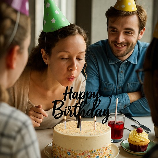 Decoration gateau anniversaire