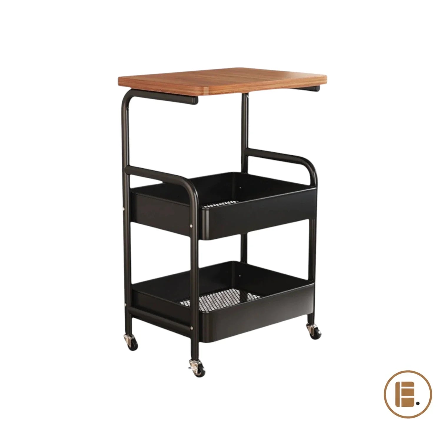 desserte roulettes cuisine bois metal mobilys principal MinimalisteLab