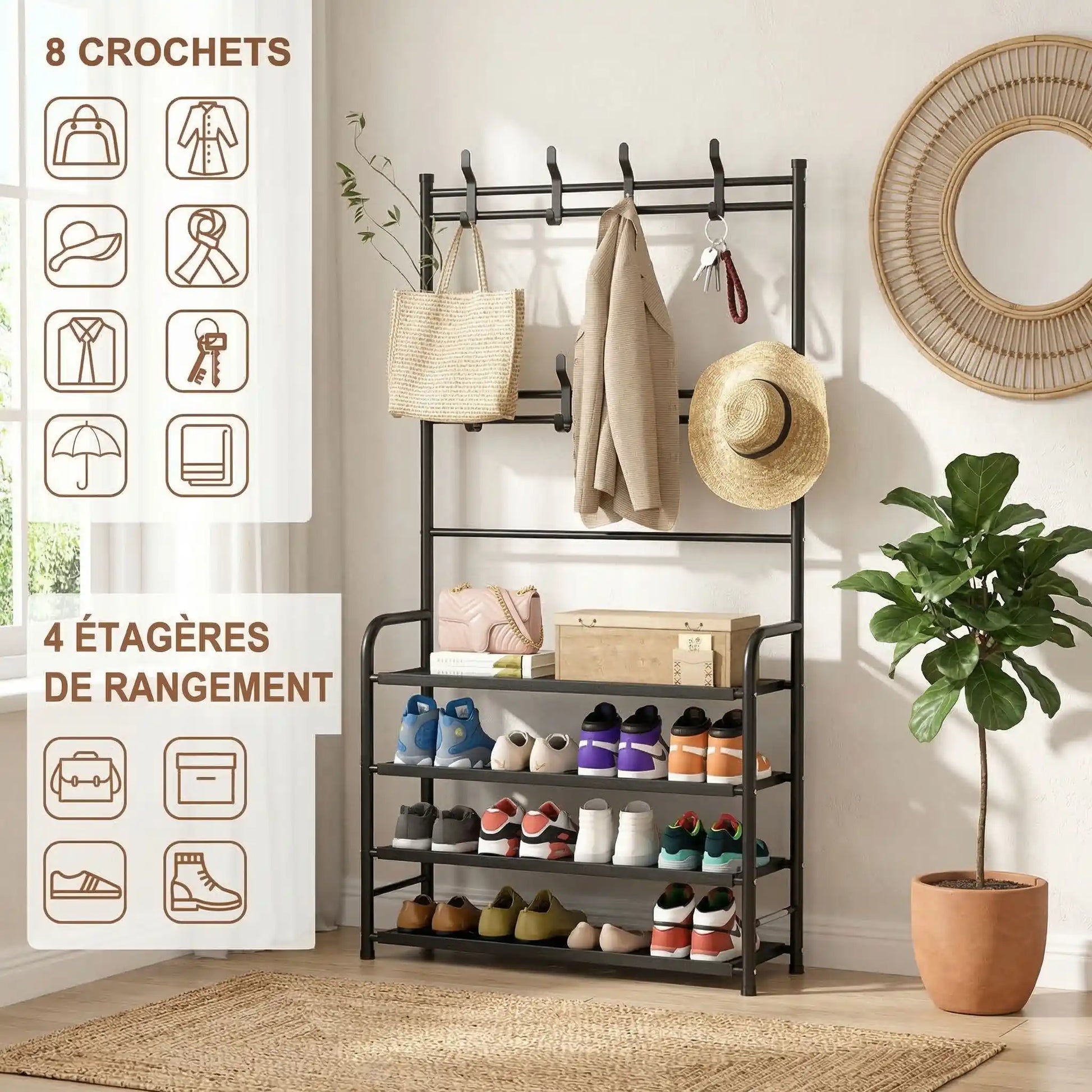 details structure portant entree acier carbone