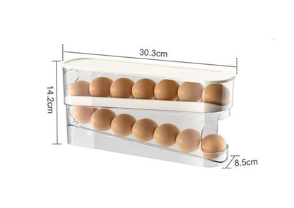 Boîte à Œufs Automatique | Organisateur Frigo Gain de Place