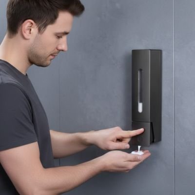 Distributeur savon mural 