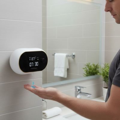 Distributeur savon mural 