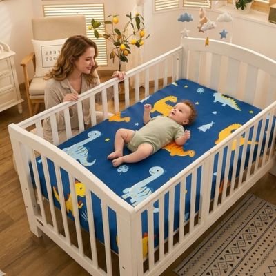 Drap housse bebe 