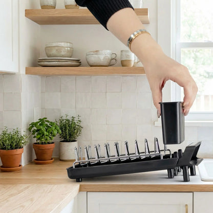 egouttoir vaisselle petit espace cuisine compacte MinimalisteLab