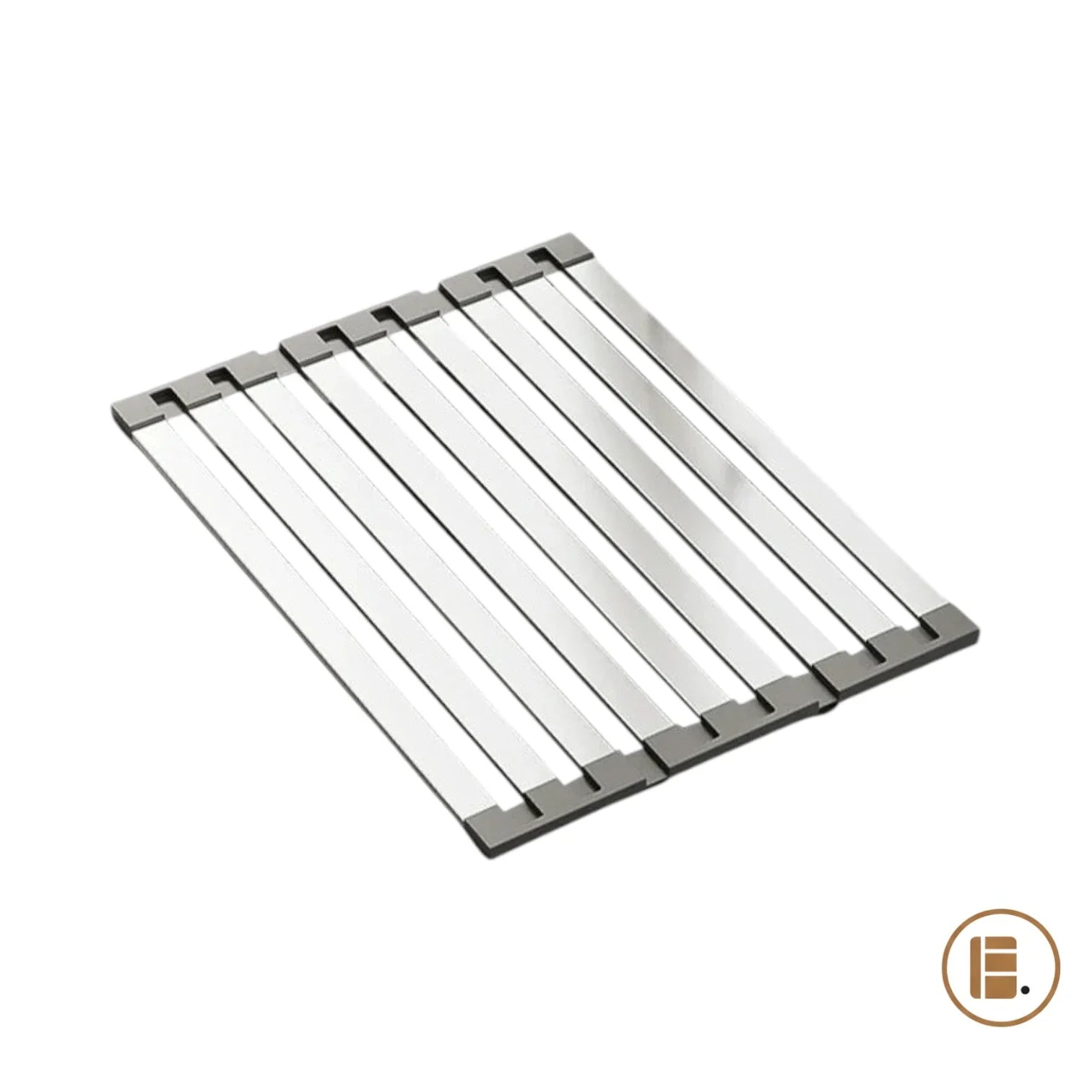 egouttoir vaisselle retractable inox gain de place multifonction cuisine principal MinimalisteLab