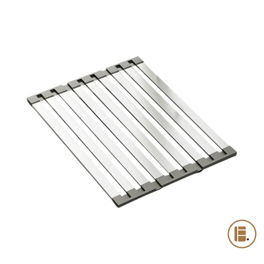 egouttoir vaisselle retractable inox gain de place multifonction cuisine principal MinimalisteLab