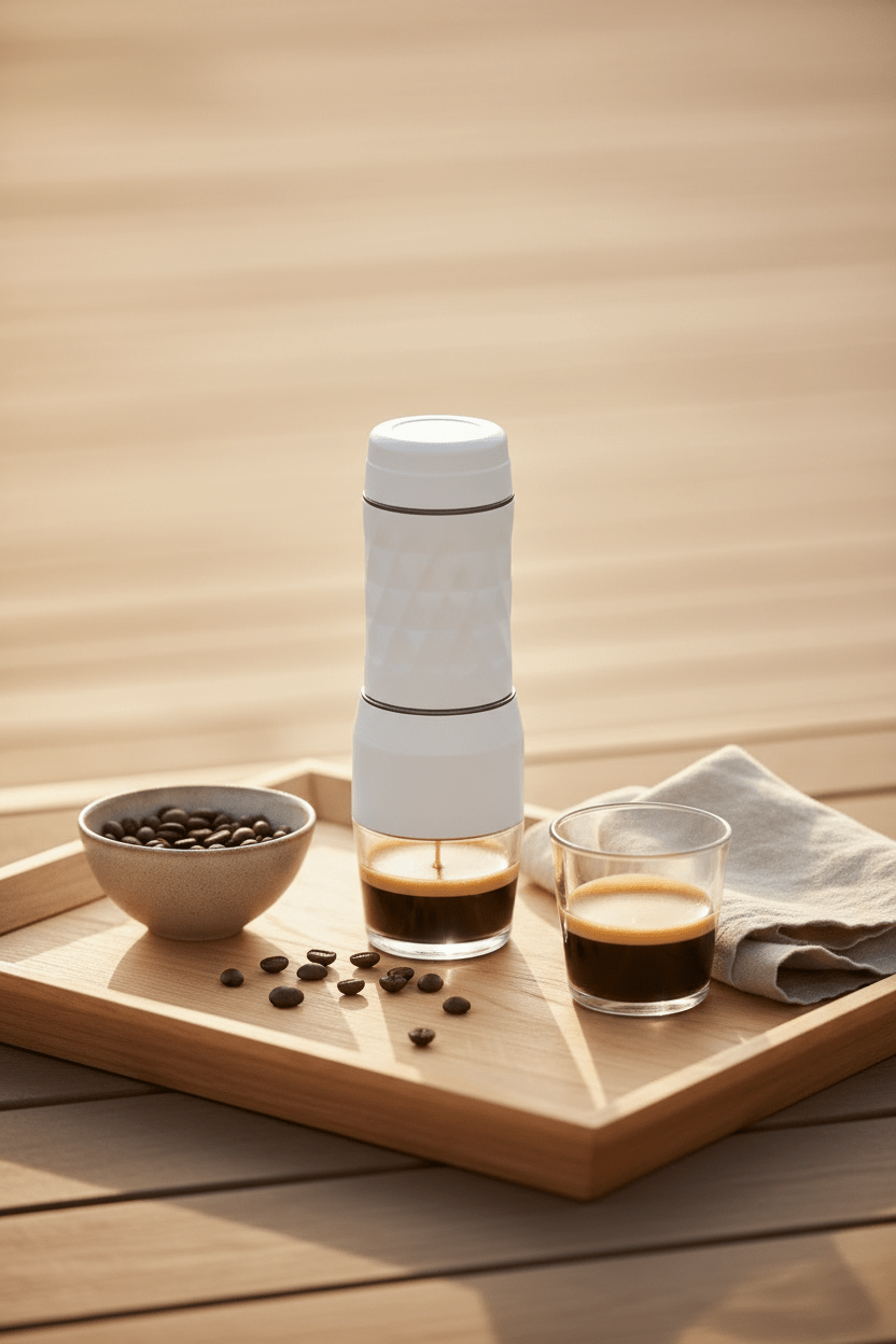 Machine a cafe | Espresso Pro Portable | Blanc - Minimaliste Lab